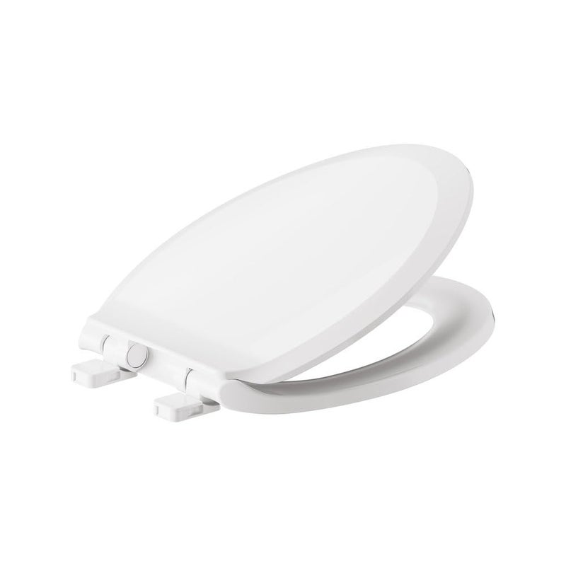 American Standard 5503A00B.020 Transitional Slow-Close Elongated Front Toilet Seat, White - Image 1